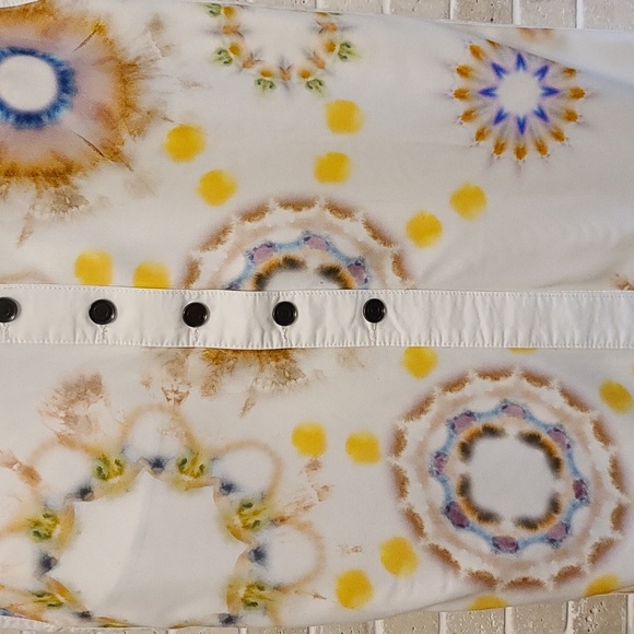 NWT Desigual Women's White Summer Button Down Maxi Skirt (Sz 6) - Picture 2 of 13